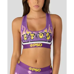 PSD Women's West Coast Jersey Racerback Sports Bra - Comfortable, Breathable, Ultra-light Fabric