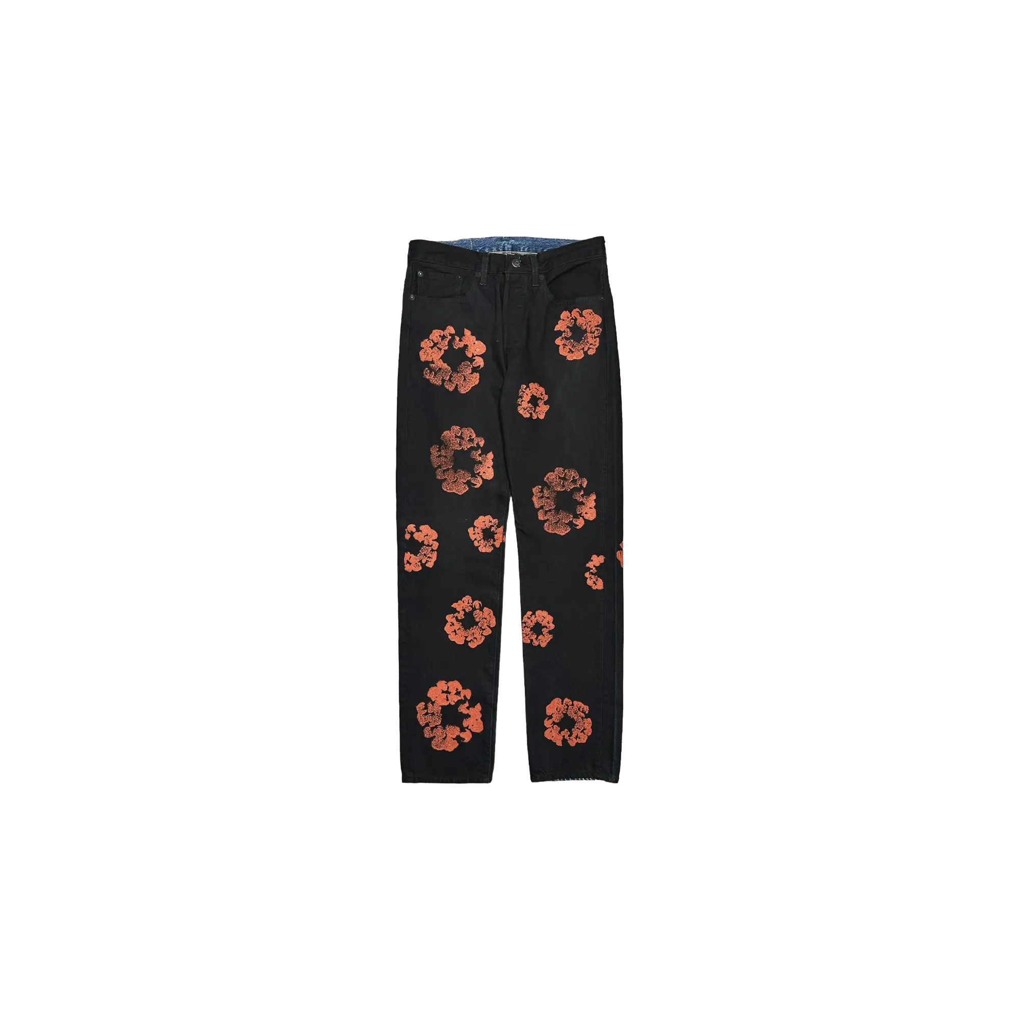 Levi's 501 The Cotton Wreath Logo Jeans "Black / Red / Clay" DT611