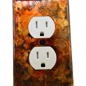 Handmade wall plate electrical outlet cover Decoration