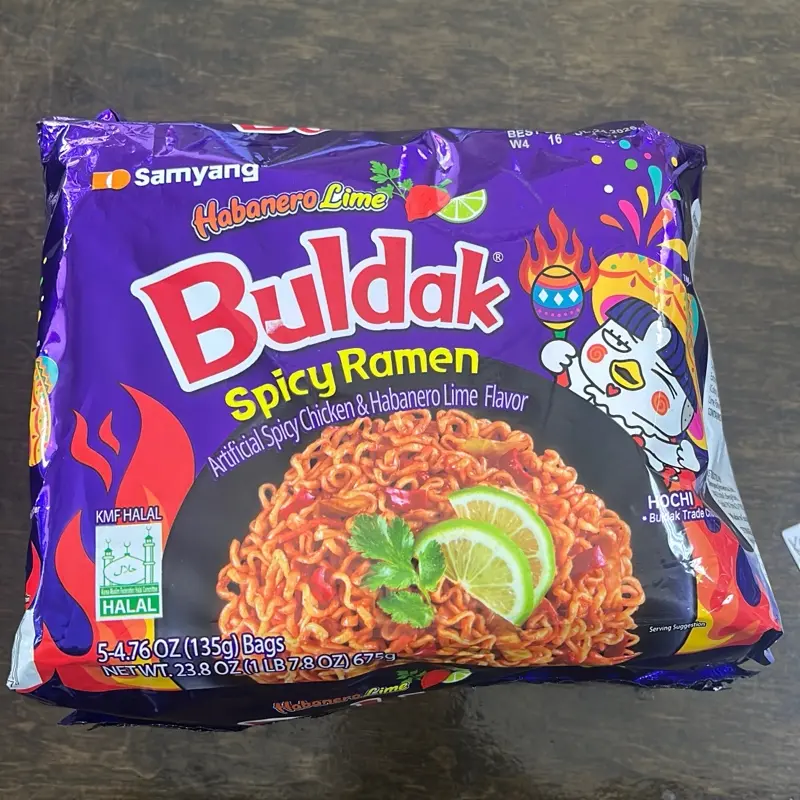 BULDAK HABANERO LIME SPICY RAMEN