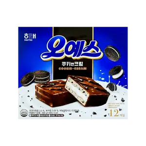 HAITAI Oh yes! Cookie and Cream Cakes - 12 Pieces, 12.69oz