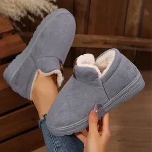 Womens Cozy Boots with Memory Foam Fleece Lining Lightweight Design Perfect for Indoor Outdoor Wear