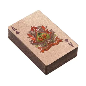 Champagne Rose Pink Waterproof Diamond Playing Cards – Luxurious, Durable & Flexible Poker Deck for Game Night and Christmas Gifts   Party Cardsgame