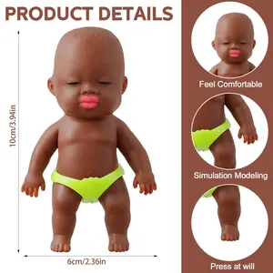Funny Stress Balls Squeeze Doll Toys Little Cute Baby Doll Squeeze Soft Toys for Adults for Stress Relief, Funny Present Idea for Home or Office