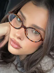 Vintage Oval Frame Eyeglasses, Blue Light Blocking Eyeglasses for Women & Men, Perfect for Work, Study and Daily Wear