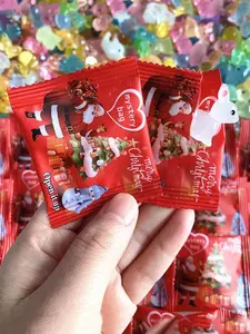 20pcs/50pcs Red Surprise Resin Blind Bags,Cute Christmas Mini Animals,Luminous, Glow In The Dark Resin Ornaments,Creative Decorations, Can Be Used As Micro Landscape Decorations, Suitable For Surprise Gifts For Family, Friends, Lovers And Classmates