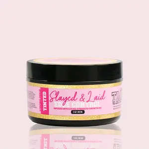 Tinted Slayed & Laid Edge Control Strong Hold Gel, Flake-Free Natural Oils Haircare