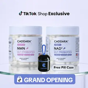 Caddara NAD + NMN Bundle with GWP pill container