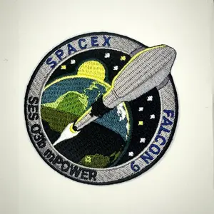 Original SpaceX SES 03b MPower Mission Patch NASA Falcon 9 3.5
