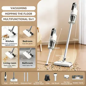 Wireless Vacuum Cleaner| Strong Suction Handheld Vacuum & Mop 2-In-1 Lightweight Cleaner