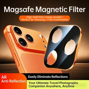 Magnetic Camera Filter Nd32 + Cpl Set for iPhone 14-17, Essential Photography Accessory, Enhance Your Photoshoots