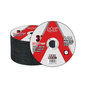 25 Pack Cut Off Wheels  Wheels 3" x 1/16" x 3/8" Professional  Stainless Steel for 3 in Angle Grinders and  Grinders-  Disc Aggressive  Operating Up to 20380 RPM