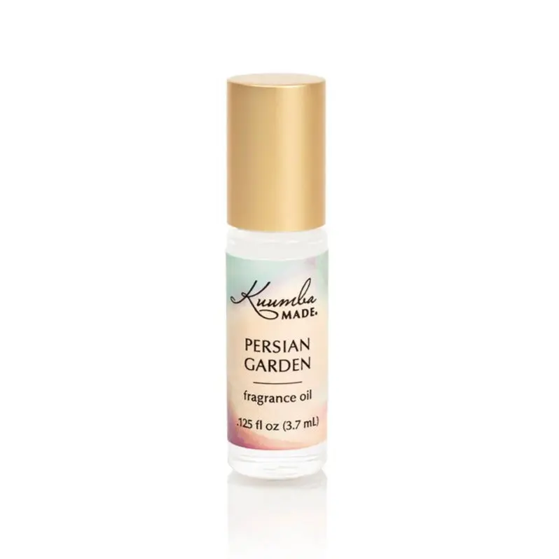 Kuumba Made Persian Garden Fragrance Oil - Mini Rollerball - Warm floral, Ocean air, and Light amber scent Aromatic Bergamot Flower