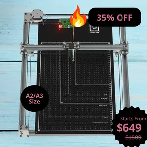 iDraw H SE A3/A2 Drawing Robot for Artists, Generative Art & Handwriting Automation – Combines the Robust iDraw H Hardware with Flexible Axidraw Software