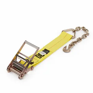 4 inch Replacement Ratchet Strap with Chain Extension