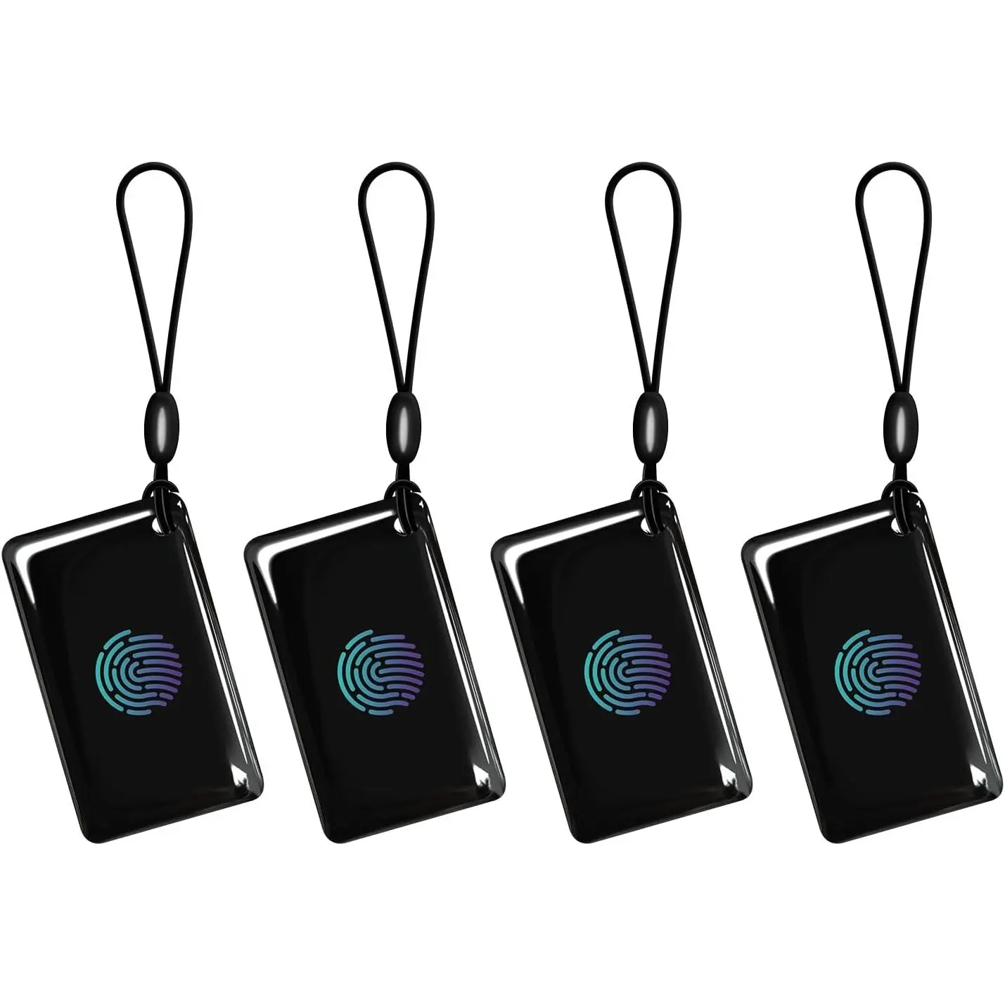 4 Pcs 13.56MHz RFID Key Fob – IC Card Keychain For TTLock Tuya Smart Deadbolt – Smart Door Access Control