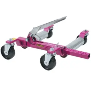 212 MAIN 6313 13-in. Heavy-Duty Steel GO JAK Rollers, 6300LB Capacity, Double Swivel Wheels, Offset Pedal, Self-Loading (for Cycling & Outdoor Recreation)