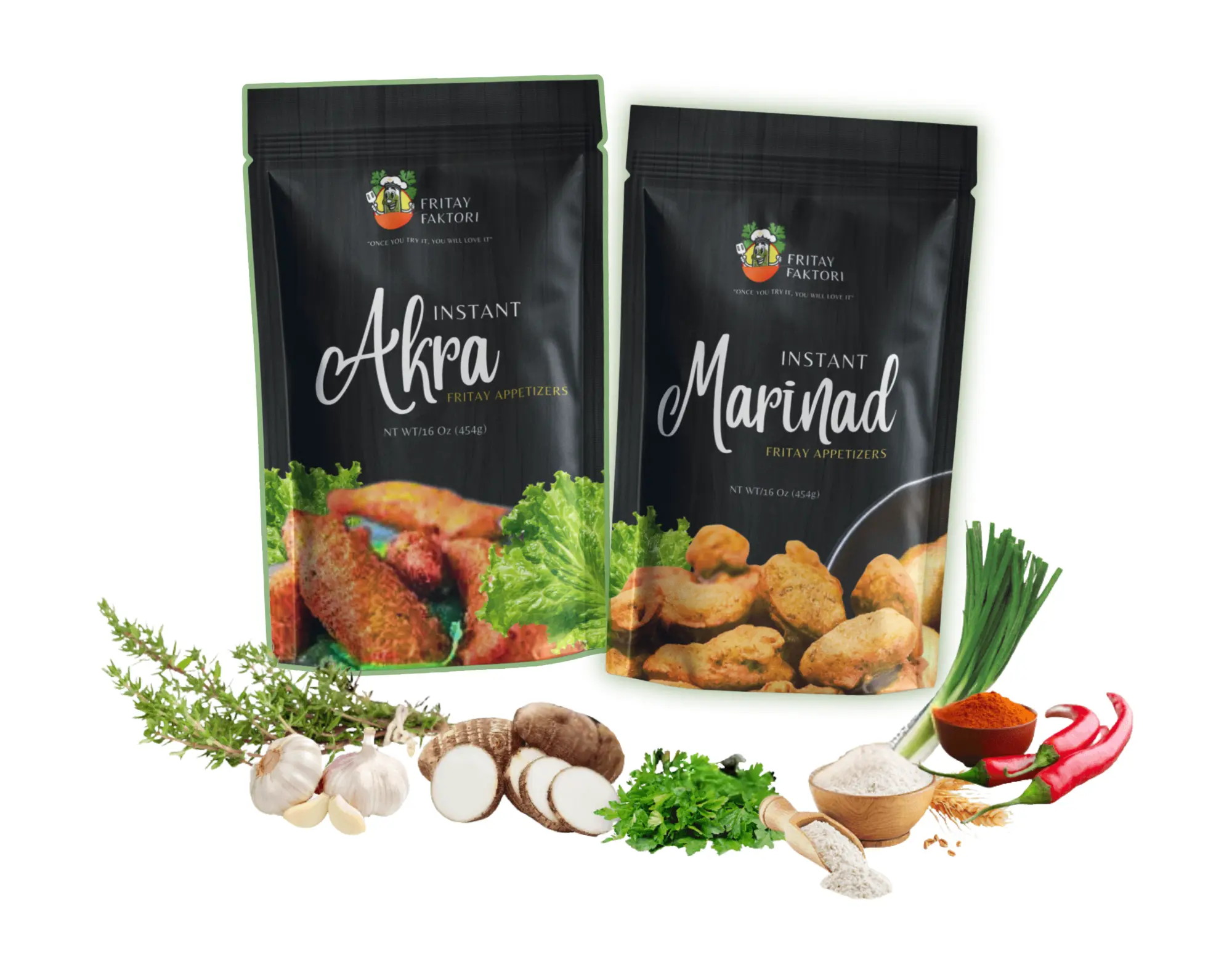 2 Haitian MARINAD & AKRA Combo / FRITAY NIGHT LAKAY / Instant Haitian Appetizers