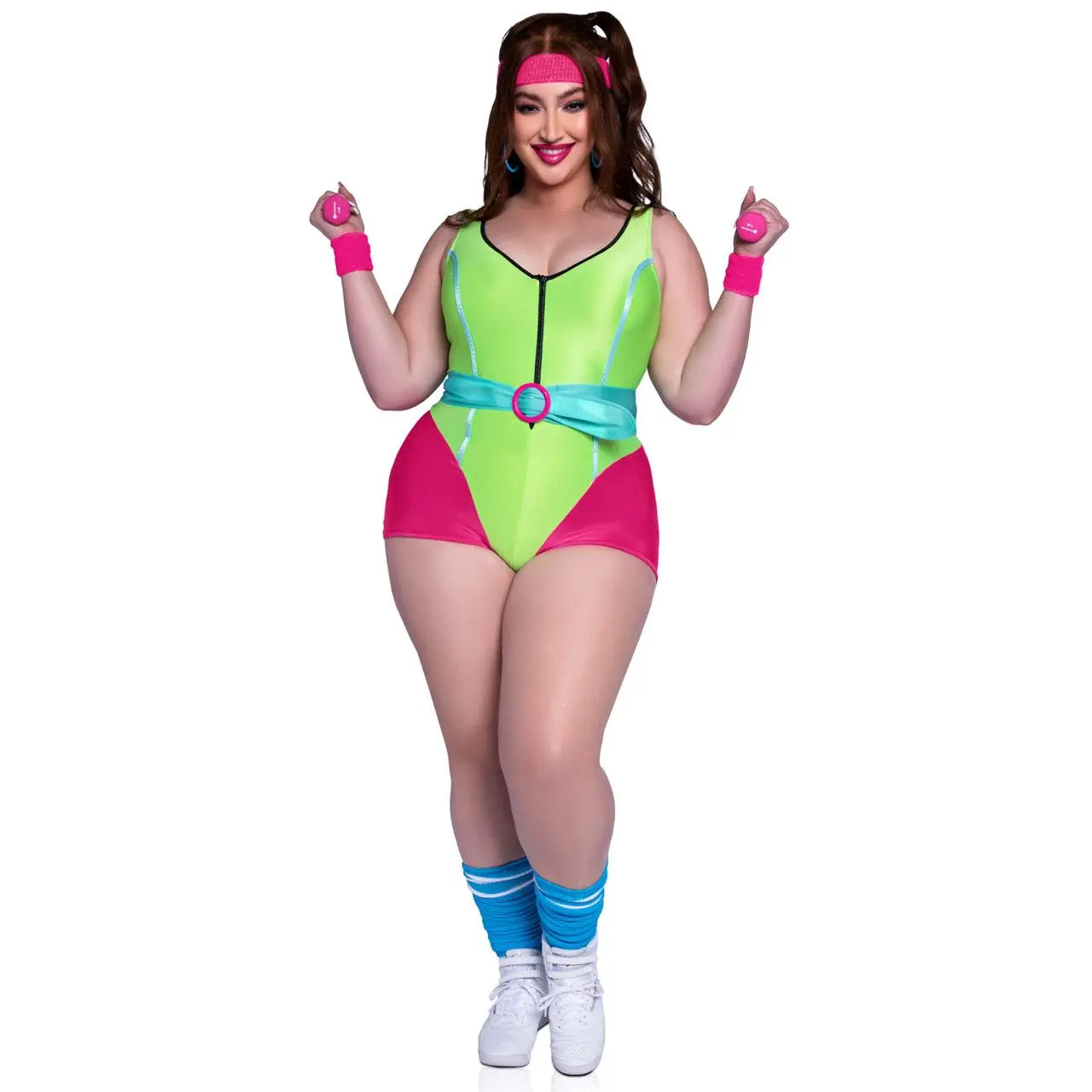 Plus Size 80s Workout Hottie Costume