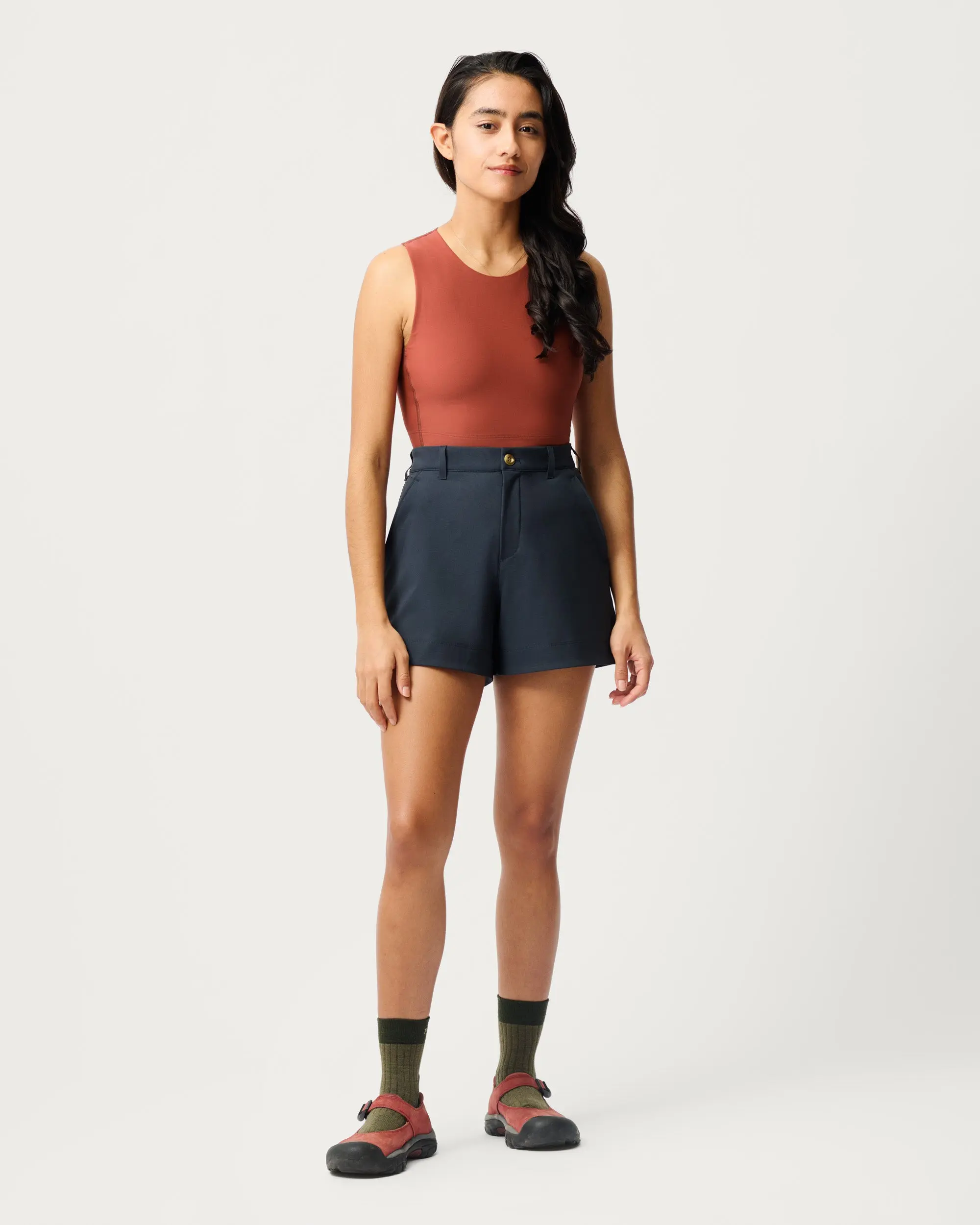 Trail Shorts 02 - Rugged Yet Stylish Women’s Hiking Shorts - Iolite