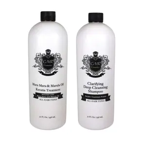 CMR Cosmetics Hair Care Set - Muru Muru & Marula Oil Enriched Keratin Care plus Clarifying Deep Cleansing Shampoo - Ultimate Shine, Strength & Softness for All Hair Types