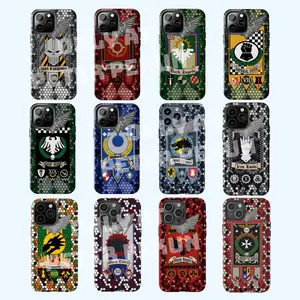 Warhammer 40K Star Warrior Dolorus Battle Military Banner Phone Cases Space Marine Fans Durable Lexan Polycarbonate & Rubber Protective Casing for Smartphone