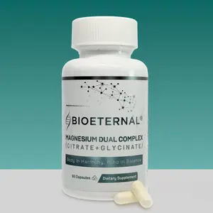 Bioeternal Magnesium Dual Complex, Citrate and Glycinate, 60 Capsules Healthcare Dietary