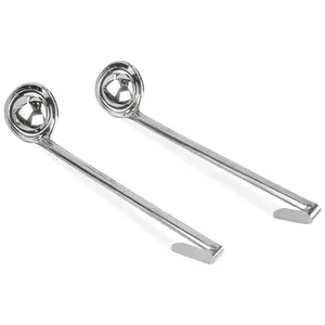 FMP Brands Stainless Steel Soup Ladle (2 Pack) - Durable Cutlery for Tableware, Includes 2 Heavy Durable Handles