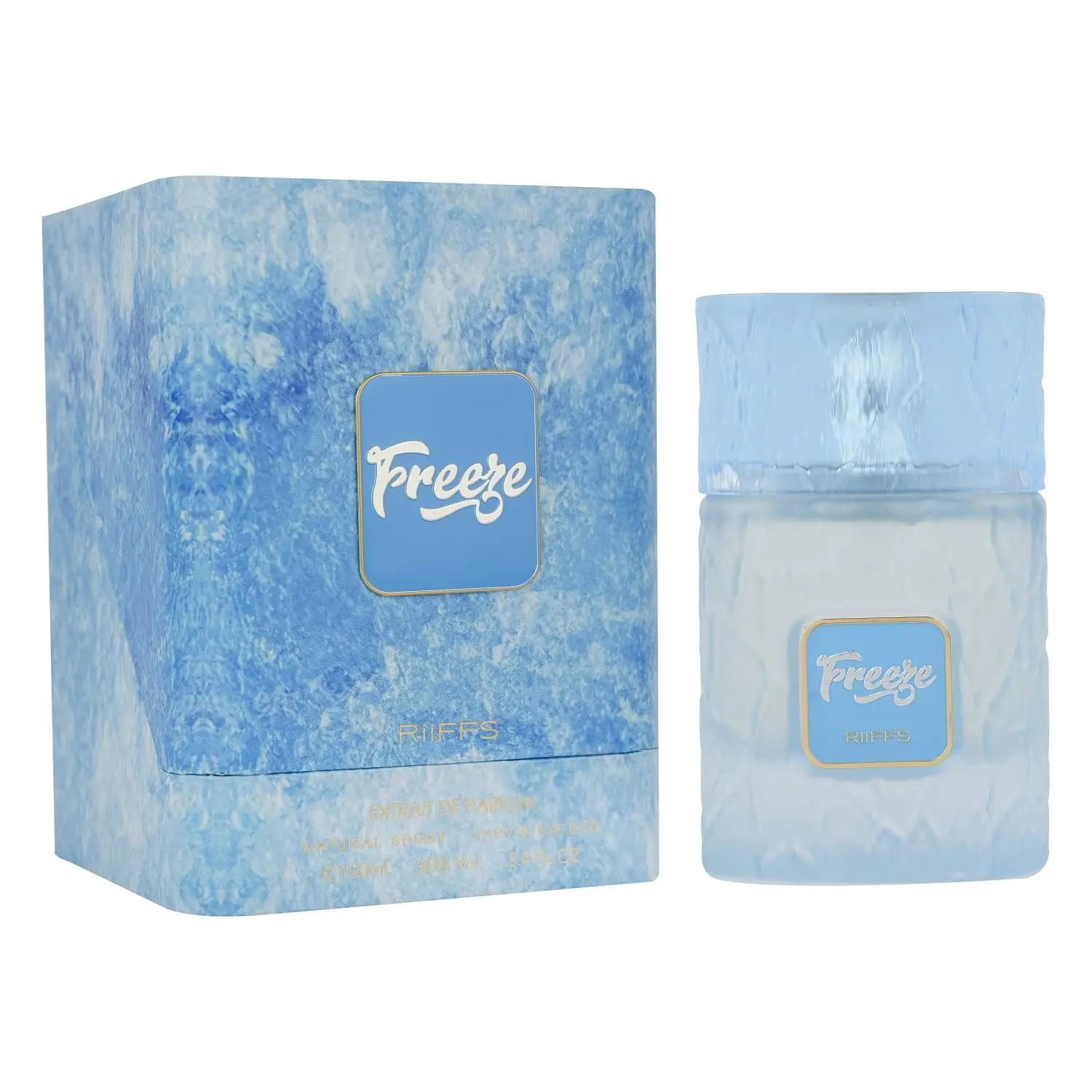 Riiffs Freeze Extrait De Parfum Spray for Unisex, 3.4 Ounce