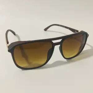 The McQueen Steve McQueen Sunglasses x Square Aviator Sunglasses with Crossbar x Available in Five Colors