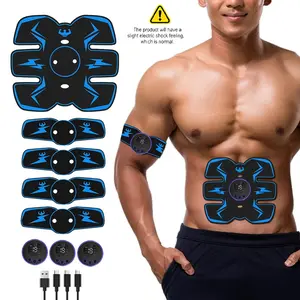 Abdominal Muscle Massager, Portable Core Trainer， ABS Stimulator Exercise Equipment, Abdominal Trainer USB Rechargeable Abdominal/Arm/Leg Equipment - Shape Anywhere Anytime, for Office Travel, Workout Enhancer, Stomach Body Sculpting Tool