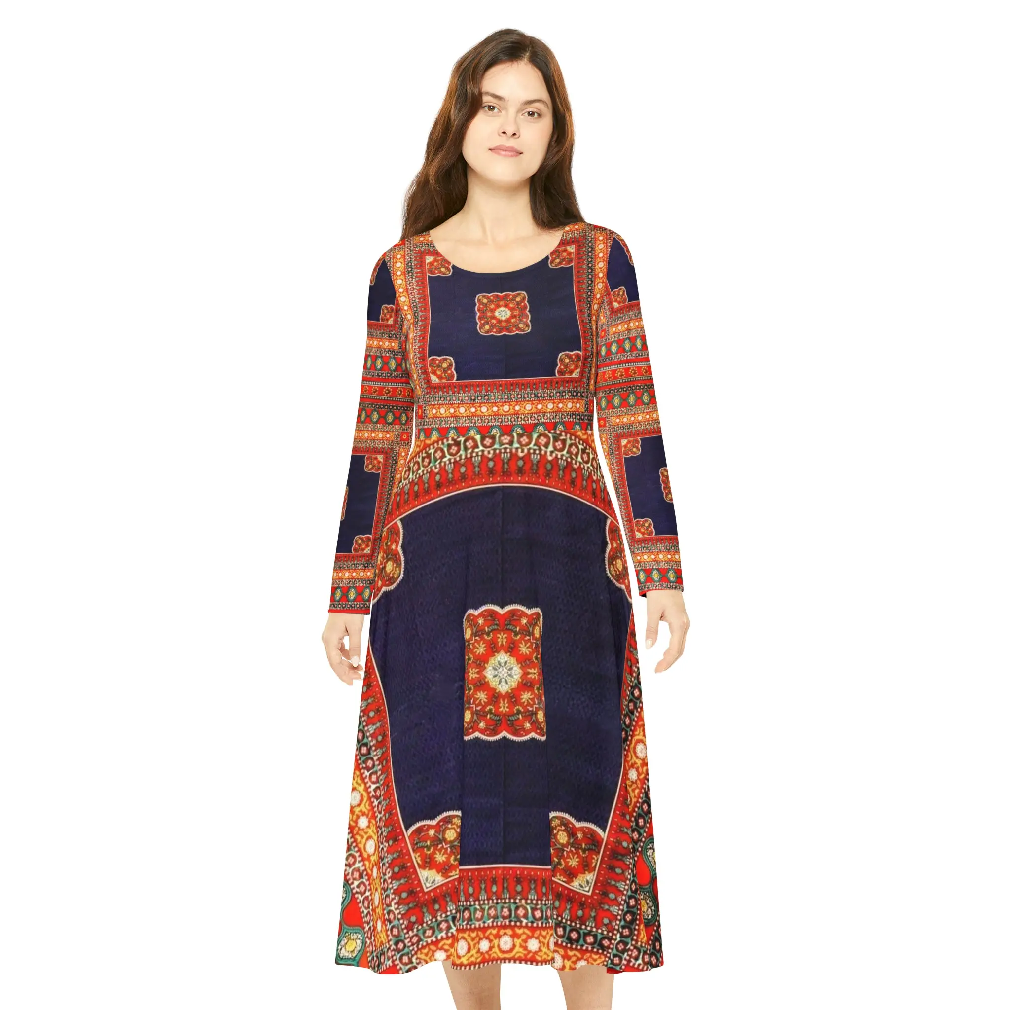 Randa K Fashion Sitarah Women's Long Sleeve Dance Dress