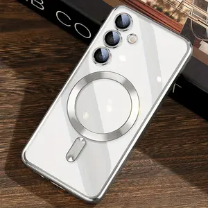 Magnetic Case with Camera Lens Protector for Samsung Galaxy Series, Durable Protection & Stylish Design, Perfect Fit for Multiple Models Accessories