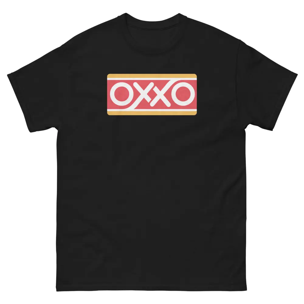 OXXO Men's Mexican Gas Graphic Print Shirt, Casual Streetwear Style in 100% Cotton with a Round Neck & Structured Look, Yarn, Fabric, Tee, Tshirt, Top, Shortsleeve, Classic, Sleeves, Hem, Casual Streetwear Top, Menswear, Structured Cut