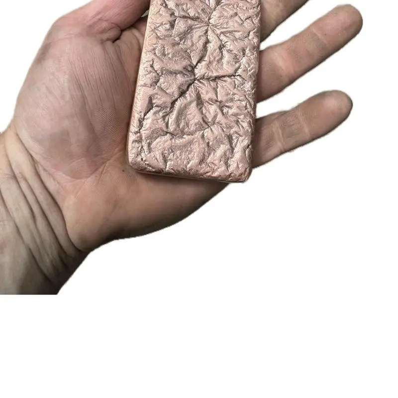 Cascade Copper 1.5 LB Hand-Poured Copper Bar ……..Raw Cast Finish…