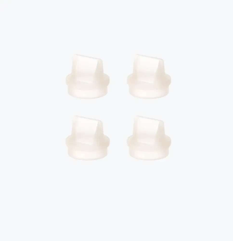 eufy Duckbill Valves (4-Pack) Breast Pump Accessories, Snug Fit for S2 / S2 Pro Nursing & Feeding Devices