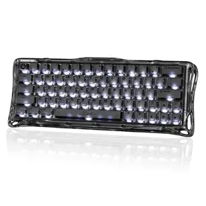 GravaStar Mercury V60 Onyx Crystal - Magnetic Gaming Keyboard, 8000Hz Polling Rate, Rapid Trigger Keyboard with Hall Effect Switches, 0.005mm Precision, Hot-Swappable, RGB, Wired for Windows/Mac #SummerWins