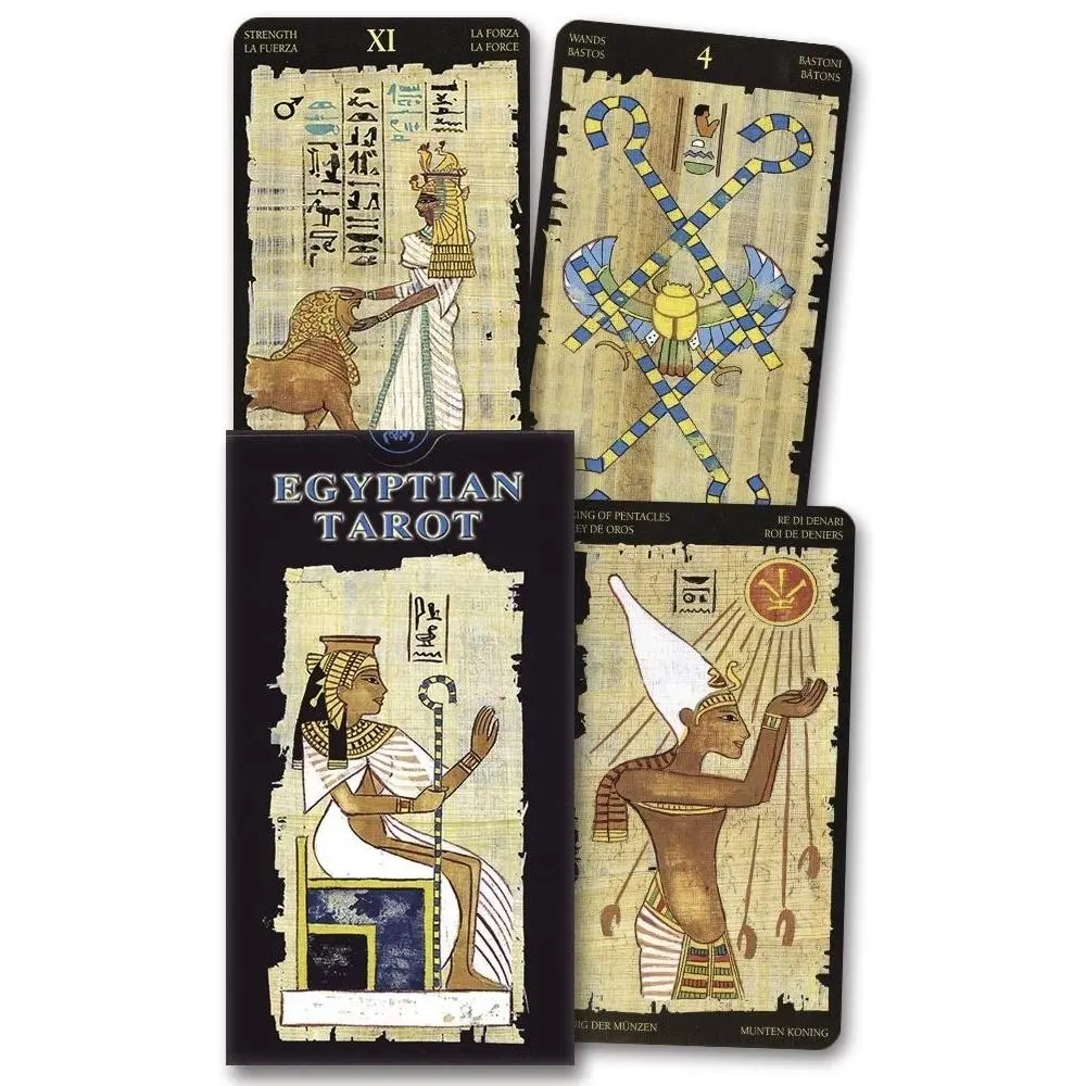 Egyptian Tarot Deck by Silvana Alasia — Lo Scarabeo Full 78-Card Set