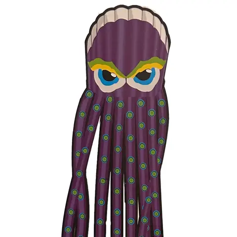 Giant 315-Inch 3D 26ft Purple Airfoil Octopus Kite with 150 lb Line – Ultimate Outdoor Adventure for Adults, Perfect for Beach and Park Fun!