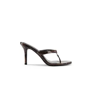 FEMME LA x REVOLVE Akio Sandal in Brown Snake