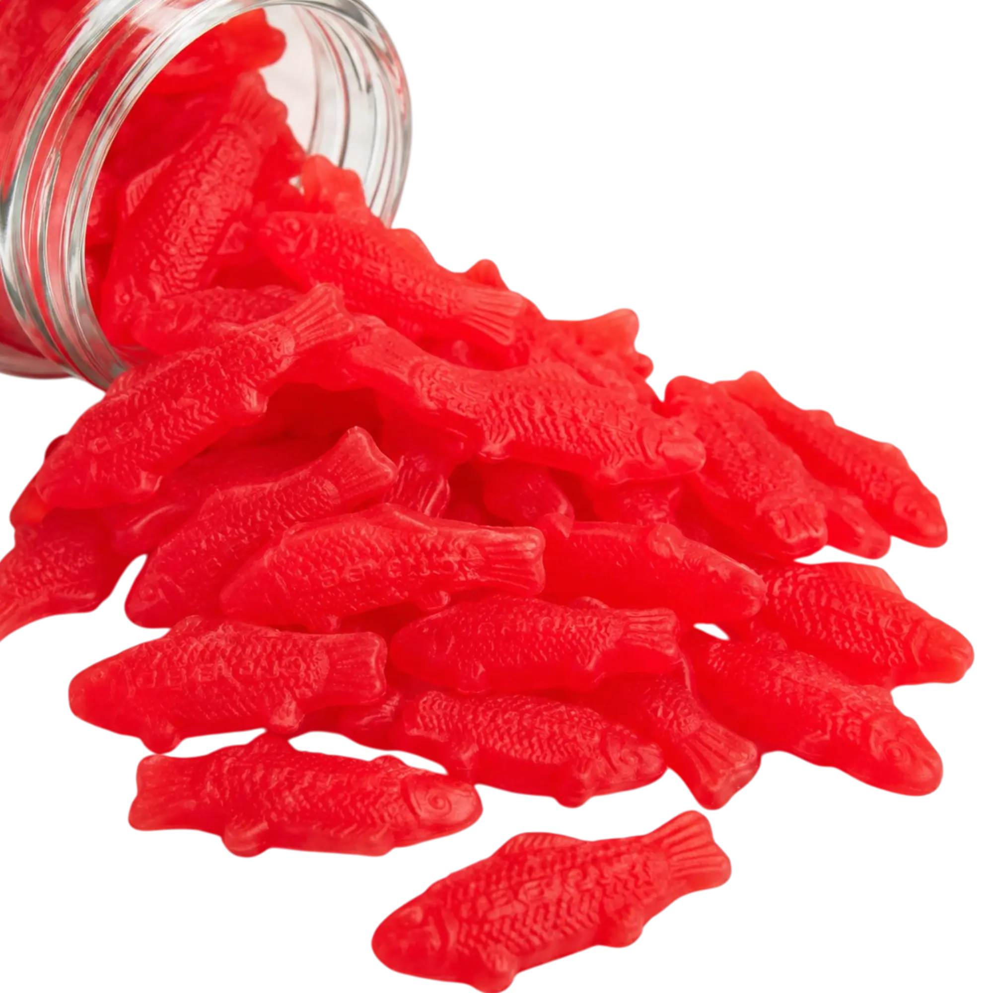 Red Fish Semi-Soft Gummy Candy  | Swedish Style Bag of Gummies | Bulk Candy