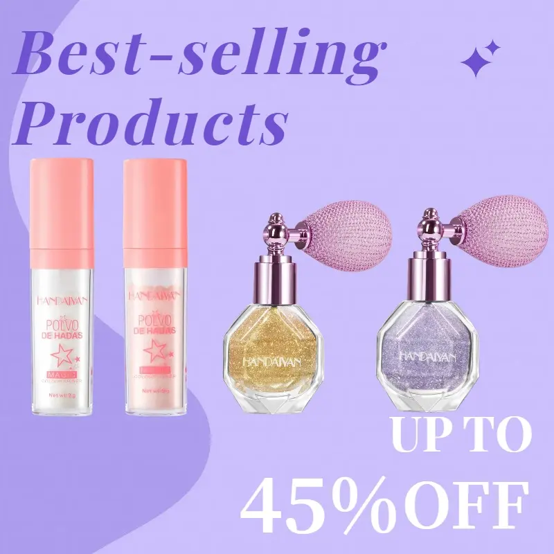 Highlighter Powder Spray Illuminator - Fairy Dust Body Glitter, Waterproof Water Resistant, Long-Lasting Shine Glowing Makeup for Face & Body, 10ml Party Use, Shimmer, Dewy Makeup, Cosmetic, Body Glaze Highlighters & Luminizers