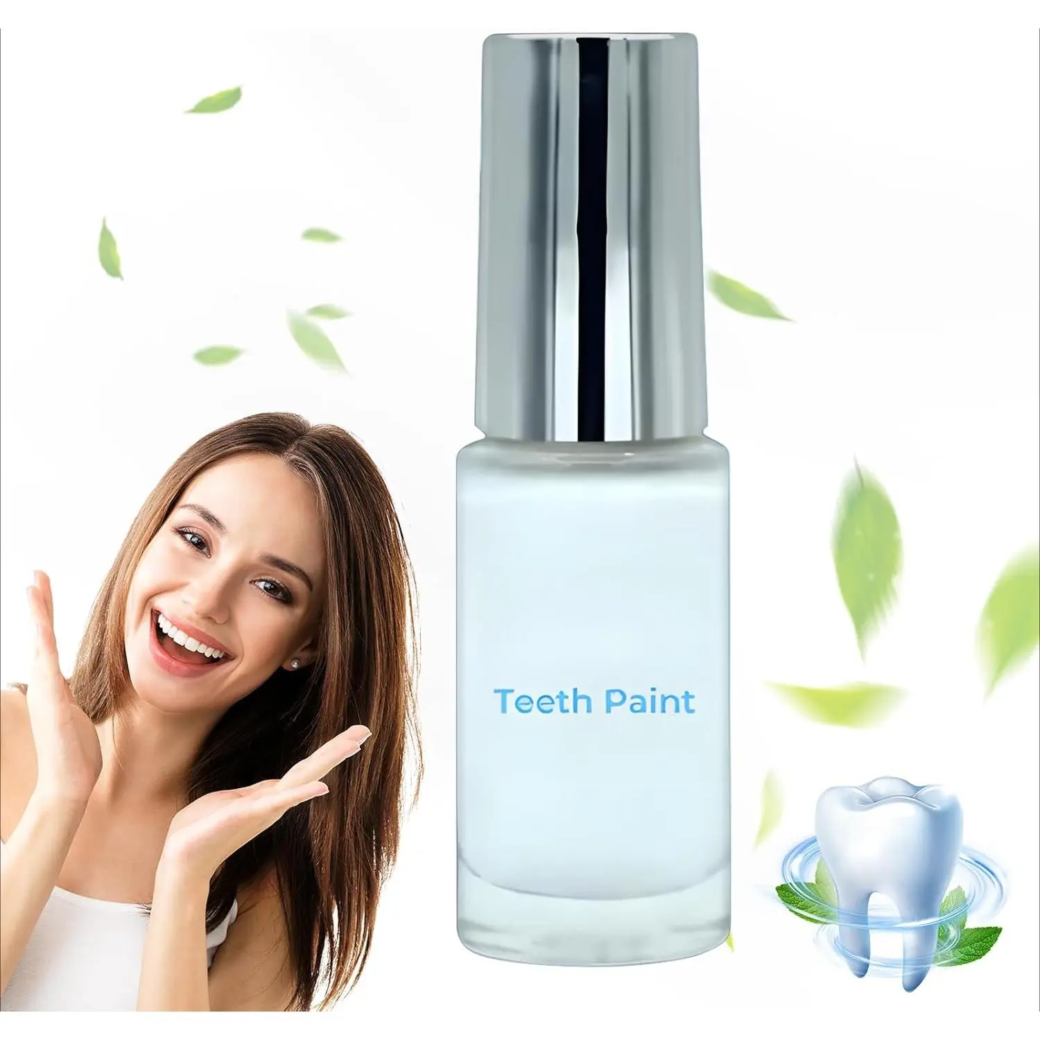 Cleanser 2025 New  Paint,  Smile Tooth Paint, Natural Teeth Paint, Instant Teeth Paint, for Block Teeth Stains, Fresh Breath Oral Whitening whitening teeth strips Cleansing