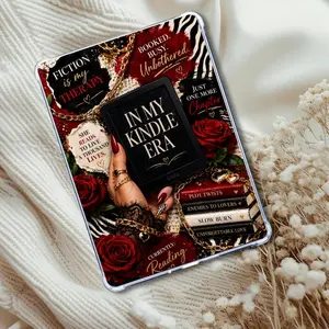Lacy & Animal Print Kindle Era Insert: Kindle or eReader Decor for Book Lovers