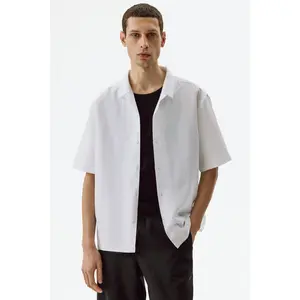 H&M Relaxed Fit Linen-blend resort shirt