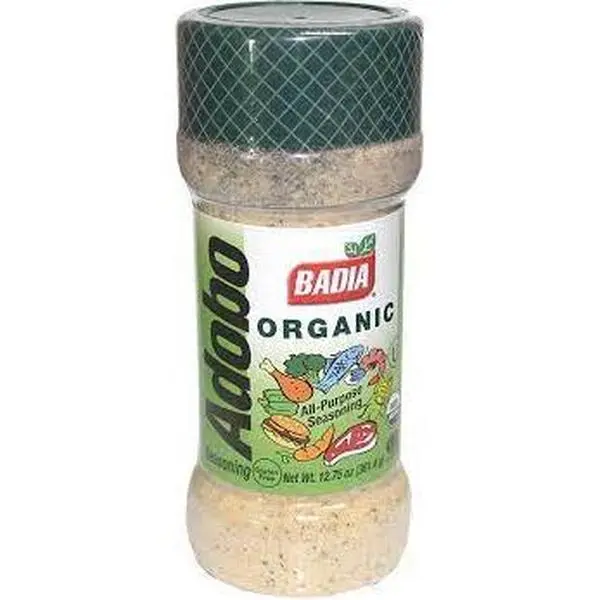 BADIA Organic Adobo Spice with Garlic, 12.75 oz Kitchen Seasoning, Flavorful Seasoning Spice for US Cooking, Seasoning Spice Flavor