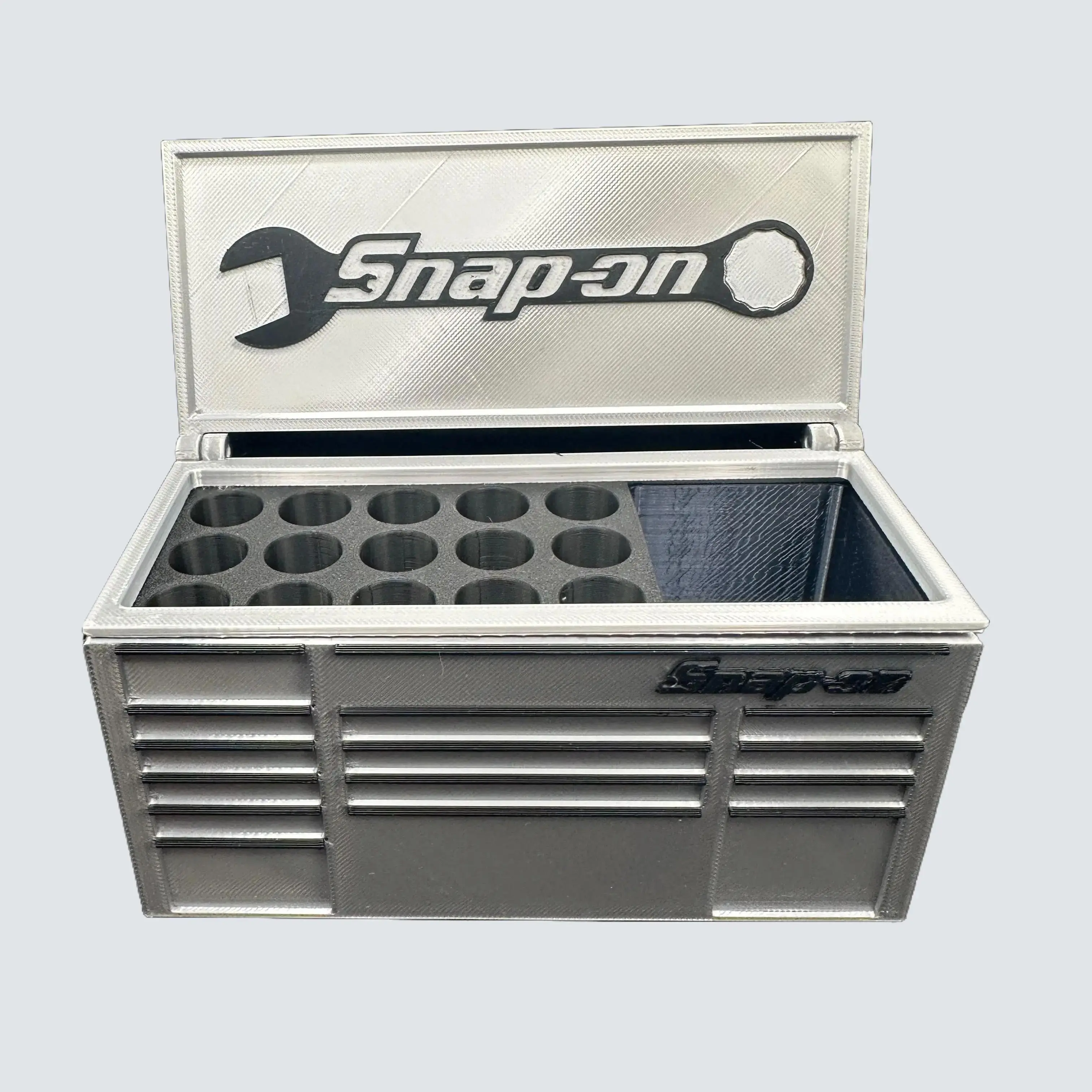 SNAP ON Multi-Compartment Desk Organizer - Pen Holder with Card Slots, Tool Organizer Box for Office Stationery, Work, Office & Desk Accessories (For Artists, No Warranty), Art Supplies Enthusiasts
