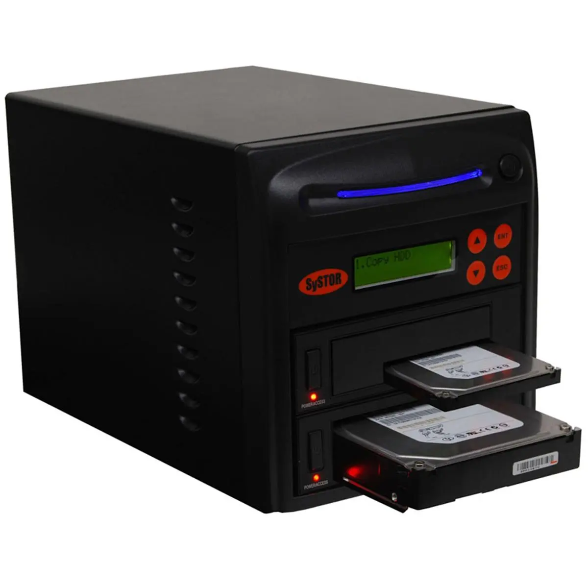 1:1 SATA 2.5" & 3.5" Dual Port/Hot Swap Hard Disk Drive / Solid State Drive (HDD/SSD) Duplicator/Sanitizer - (90MB/sec)