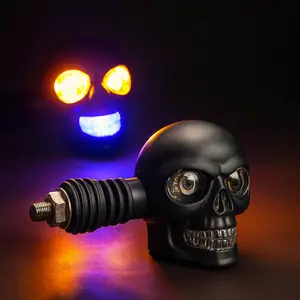 Scary Skull LED Motorcycle Signal Indicator Light