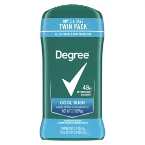 Degree Men Original Antiperspirant Deodorant for Men Cool Rush Twin Pack, 2.7Oz Unilever